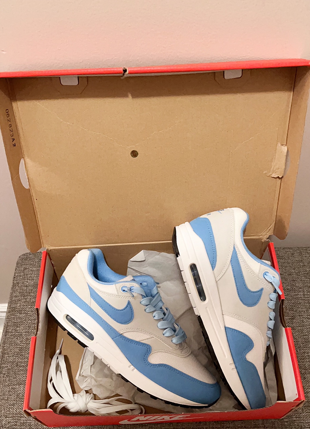 Nike Air Max 1 University Blue with Matching Shoelace - photo 2