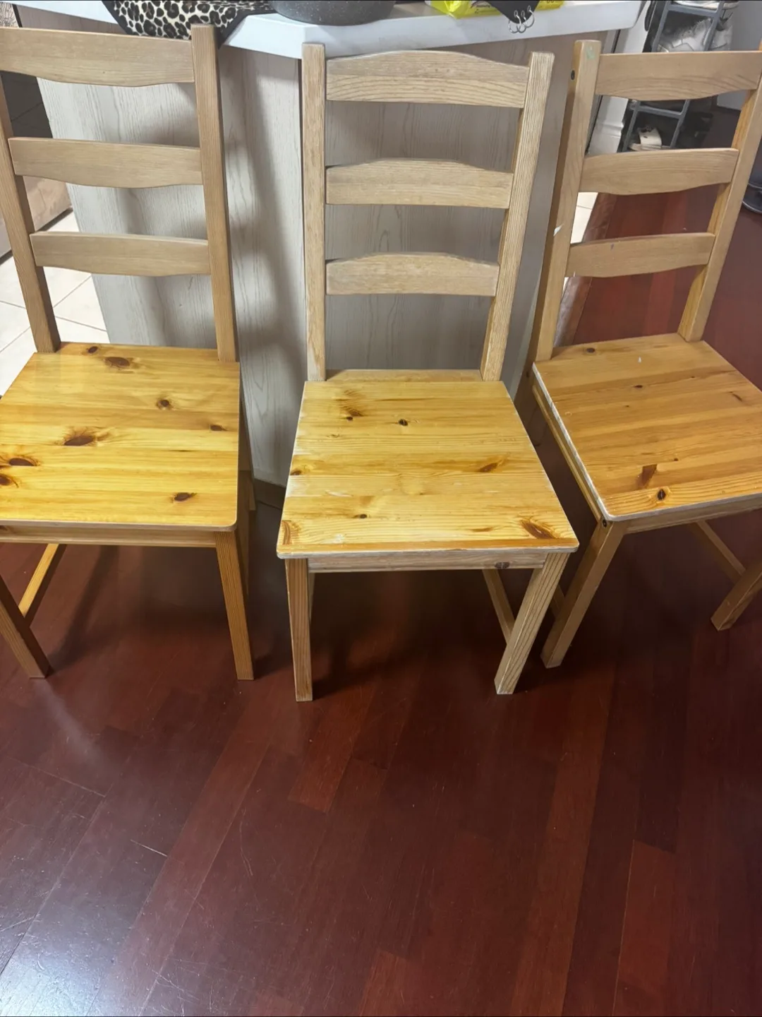 IKEA Solid Wood Chairs thumbnail