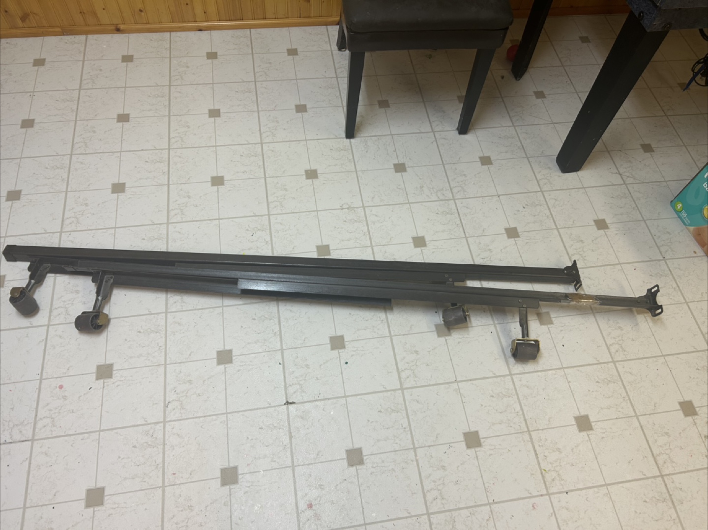 Bed Frame with Wheels