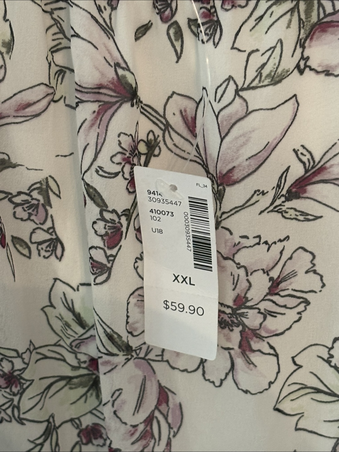 Floral Print Dress - Size XXL - photo 2