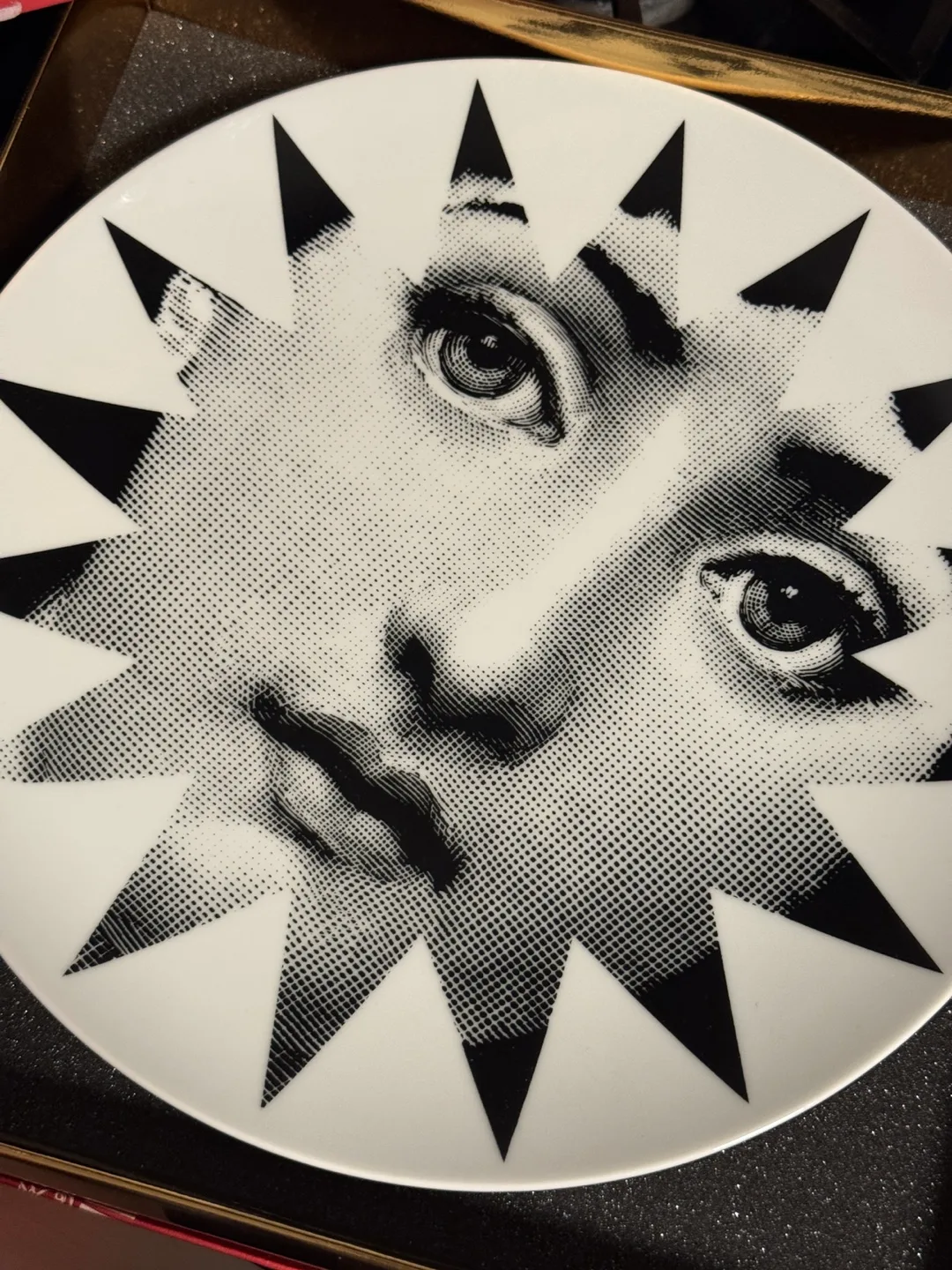 Fornasetti Plate - in box, never used thumbnail