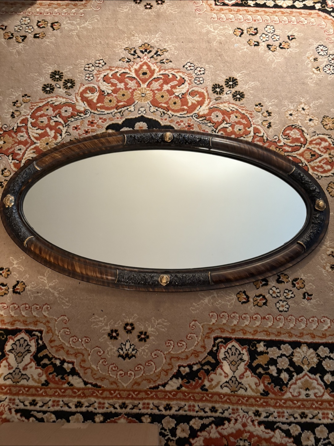 Antique Oval Mirror