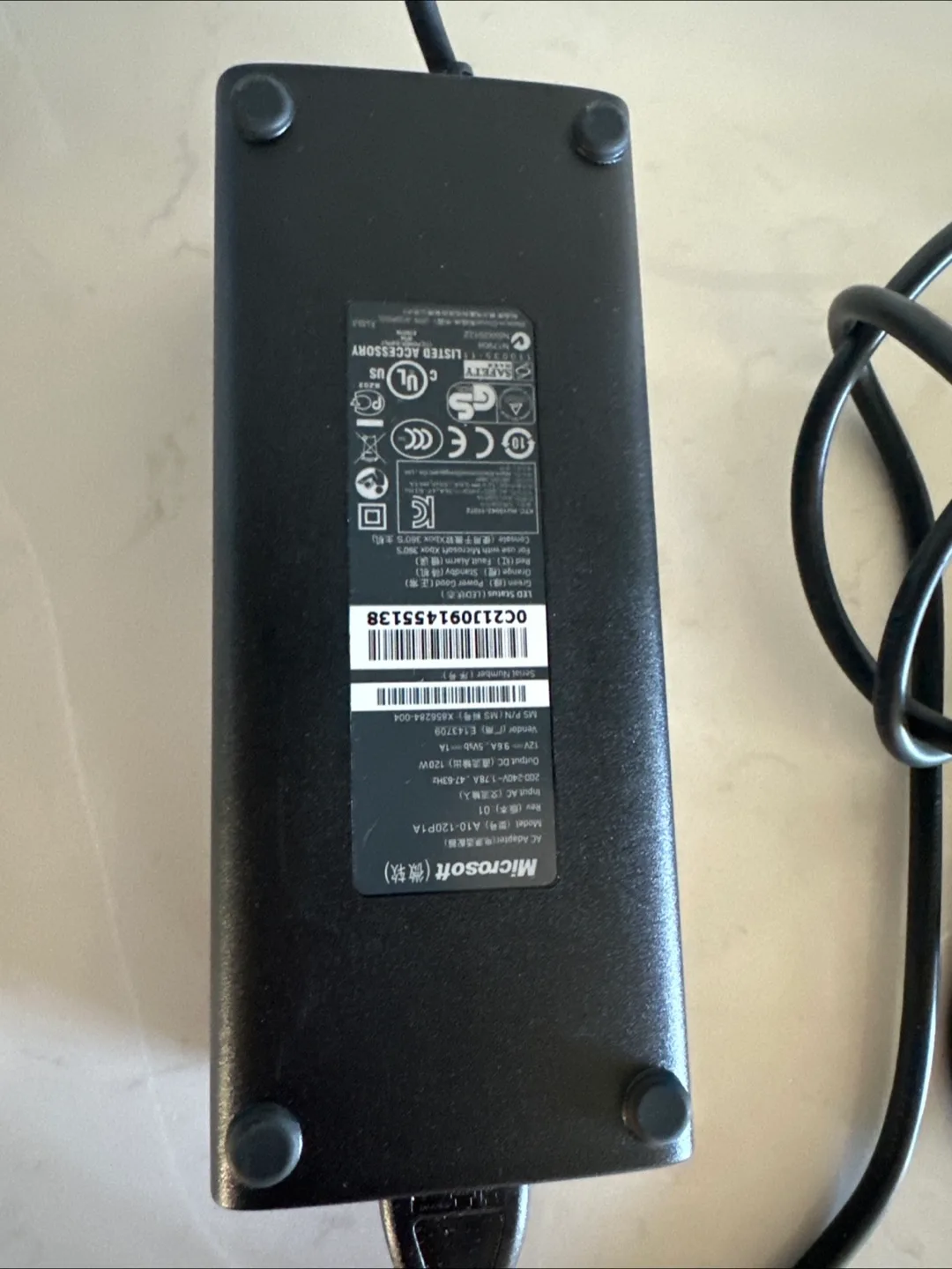 Microsoft Xbox 360 Power Supply( adapter)🇨🇦 image indicator(2)