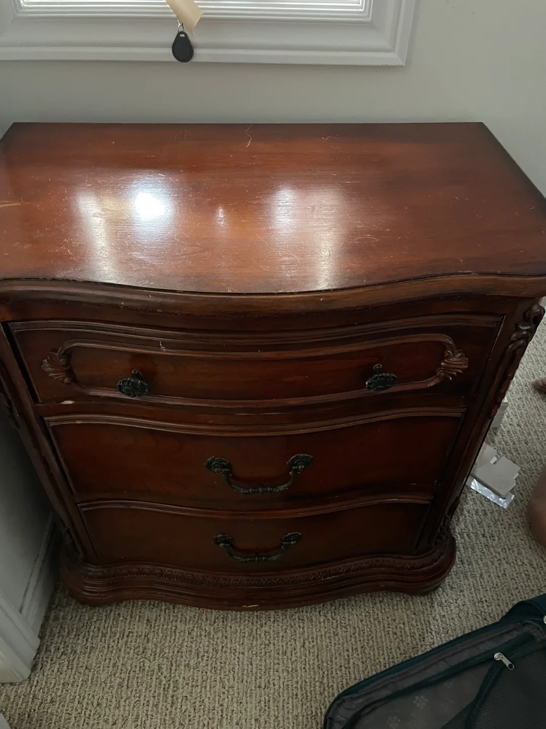 Wooden Dresser & Nightstand Set thumbnail