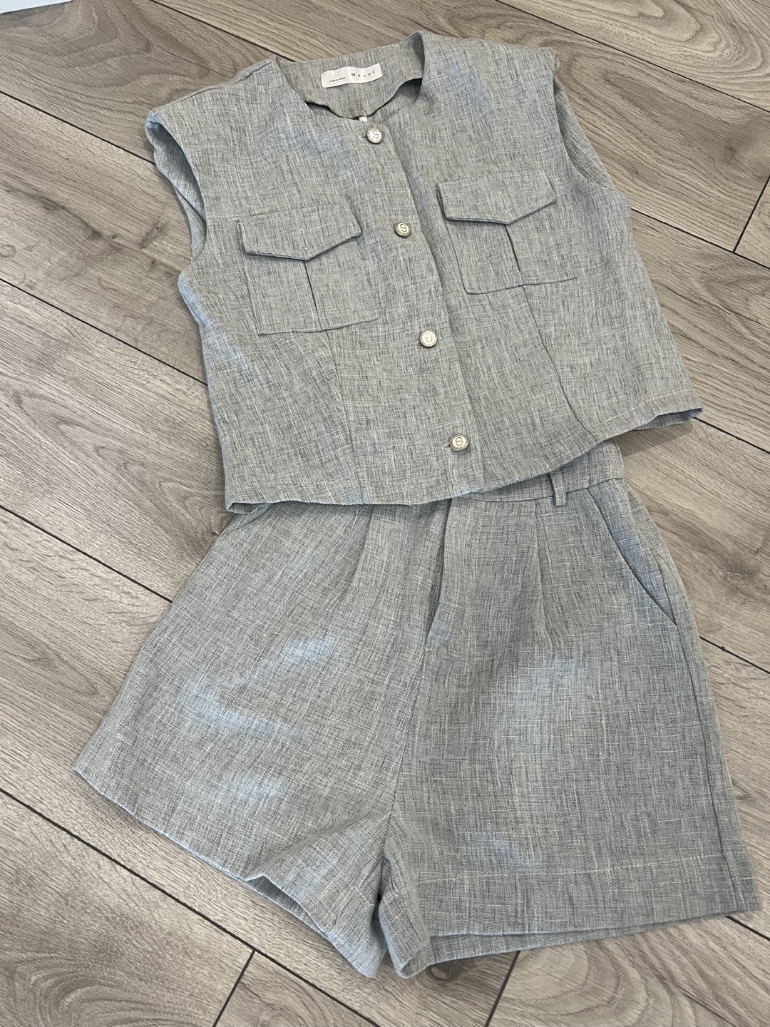Two-Piece Linen Set - Size Small