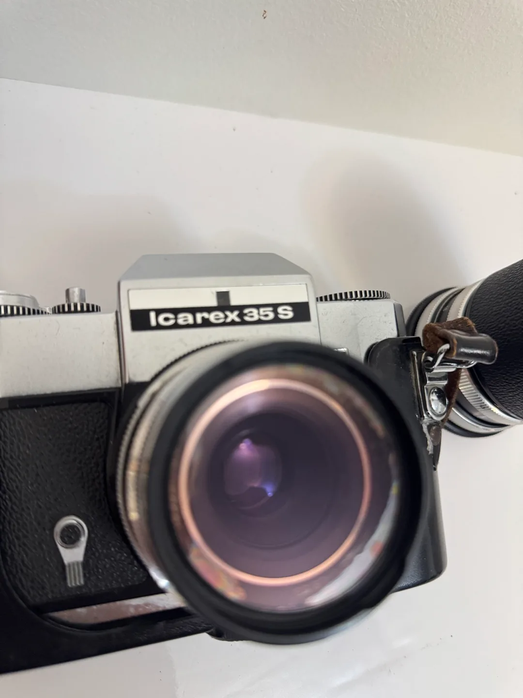 Vintage Icarex 35 S Film Camera w/ Super-Dynarex Lens image indicator(2)