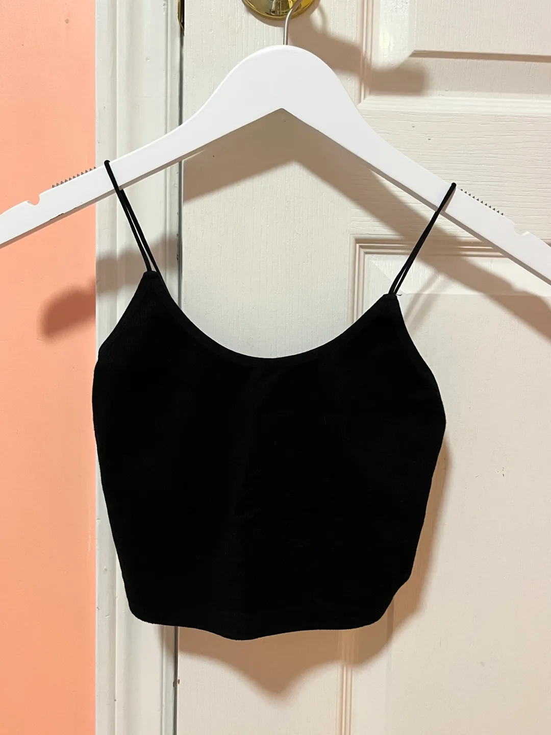 H&M Black Crop Top - size Large thumbnail