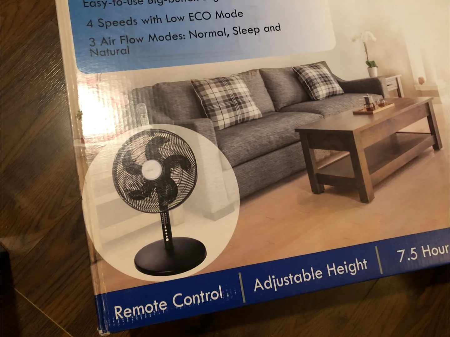 NEW IN BOX! ComfortMate 2-in-1 Convertible Fan! Beat the heat! image indicator(3)