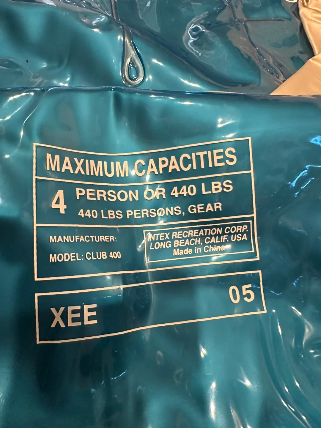 Intex Club 400 Inflatable Boat - 4 Person image indicator(3)