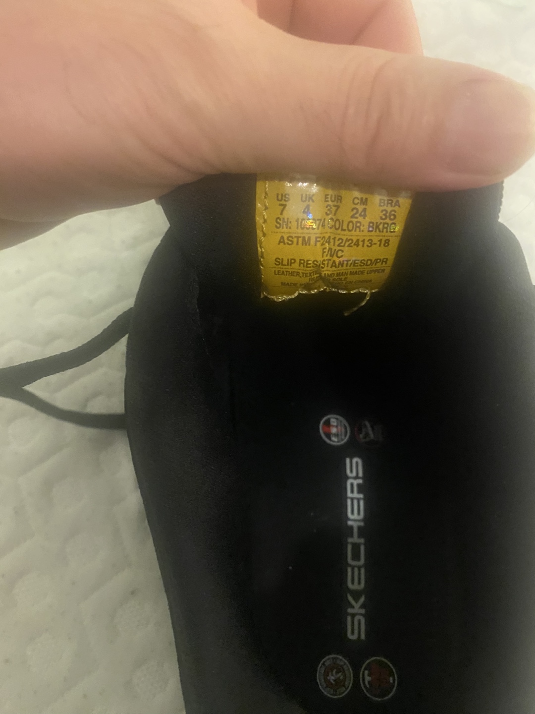 Skechers Slip Resistant Work Shoes - US 7 - photo 3