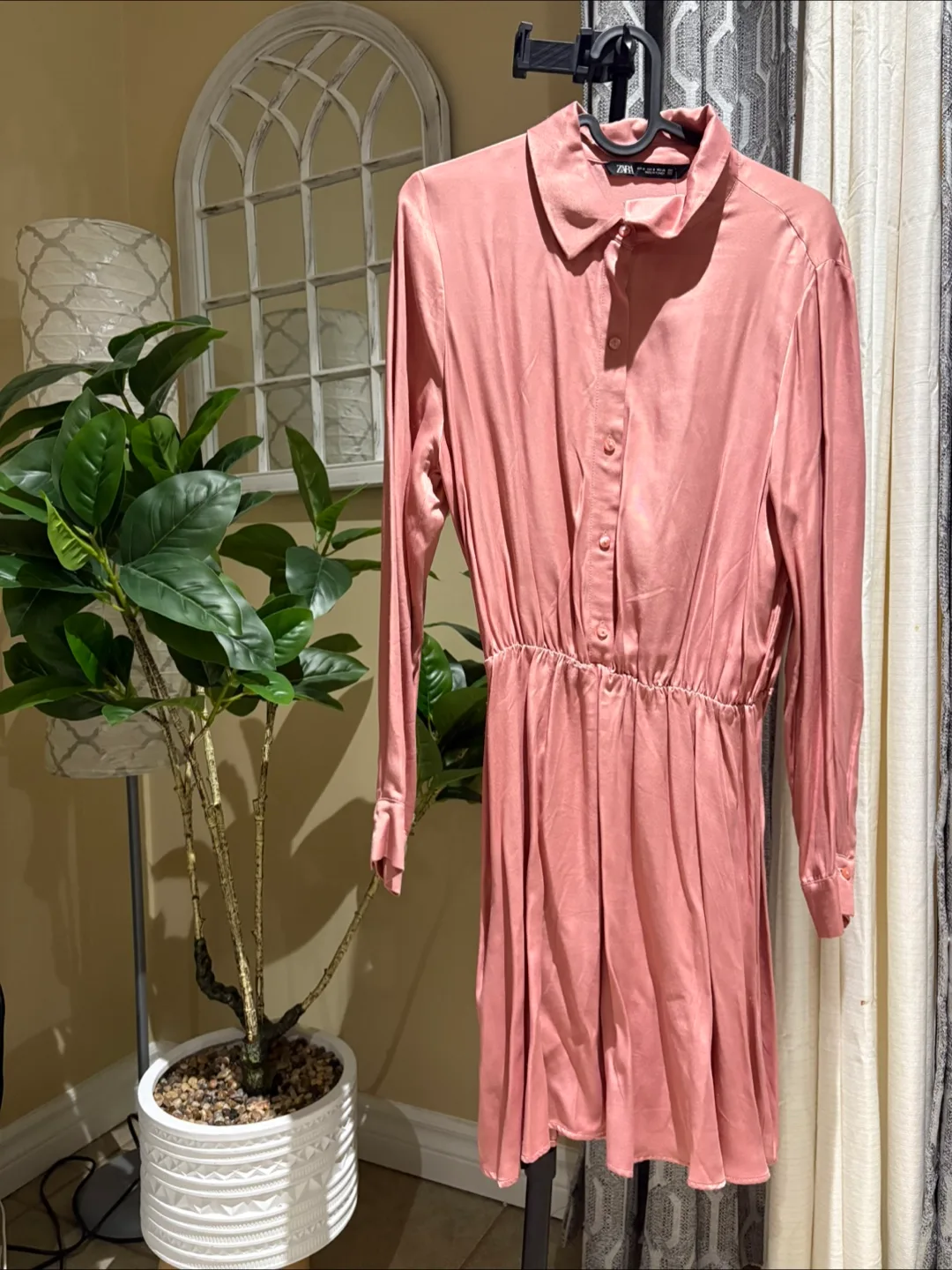 Zara Pink Dress - Size S thumbnail