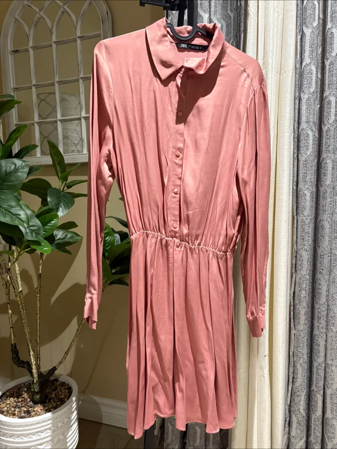Zara Pink Dress - Size S image indicator(2)