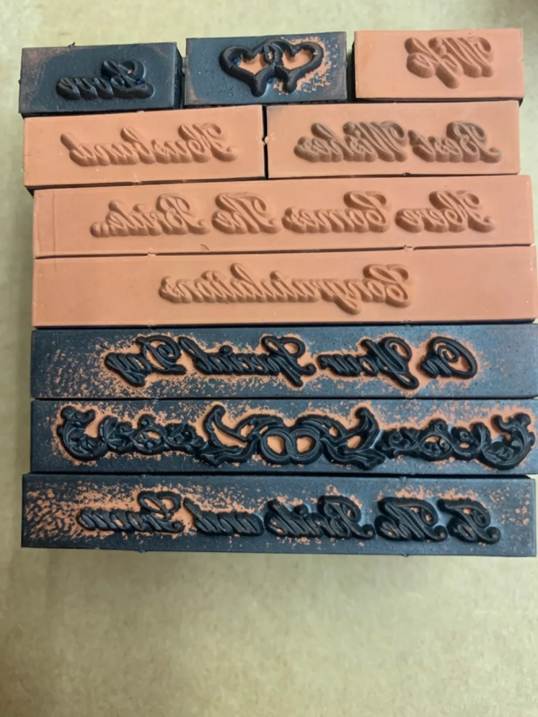 Inkadinakdo Wedding Bliss Peg Stamp Set image indicator(3)