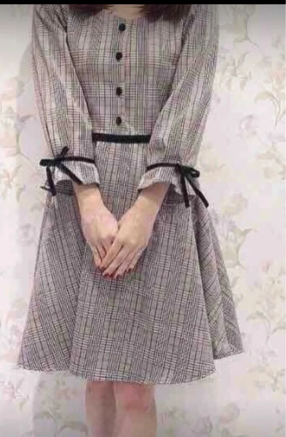 Plaid Fit & Flare Dress, Size Small-Petite image indicator(2)