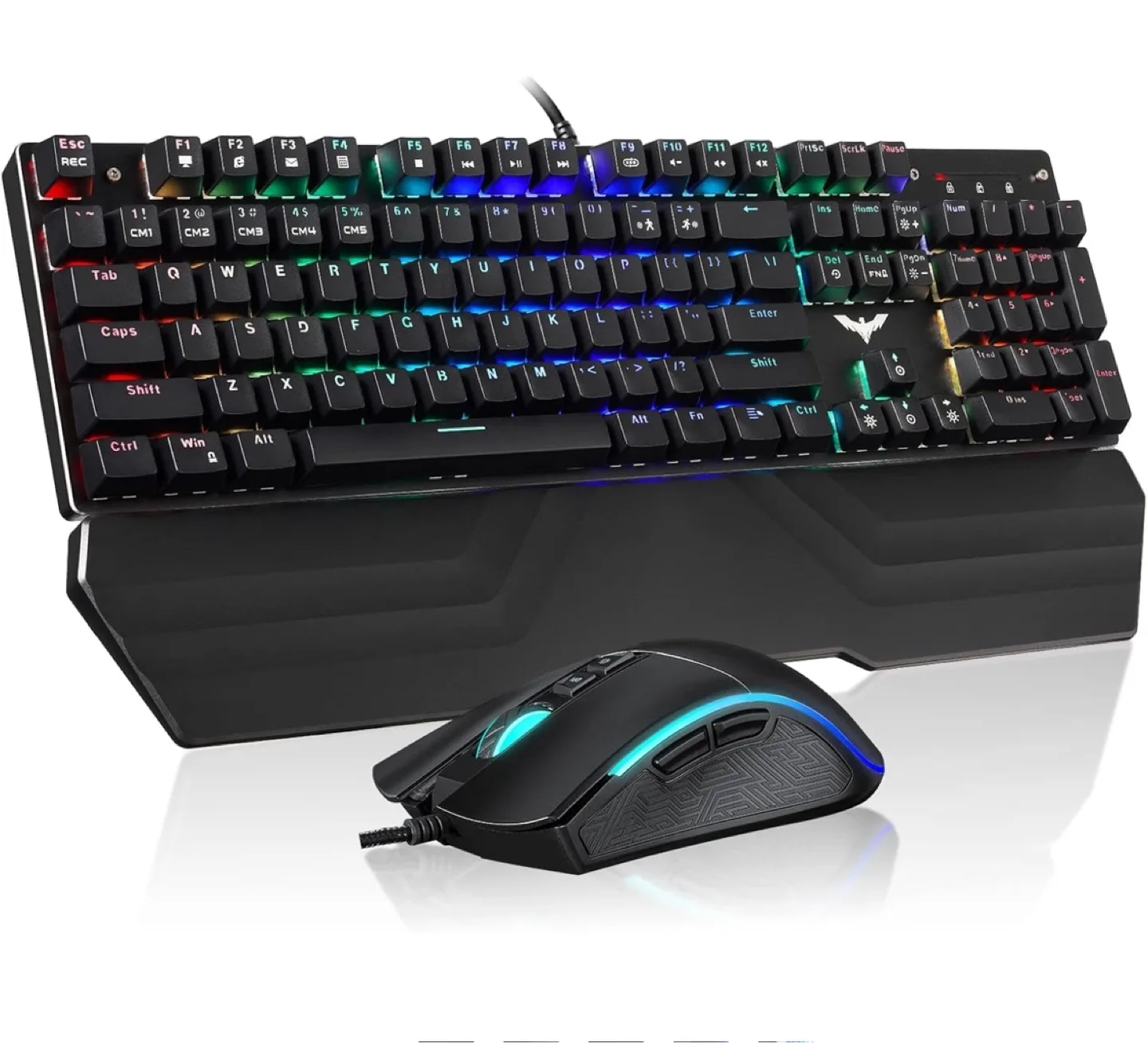 Gaming Keyboard and Mouse Combo - Black thumbnail