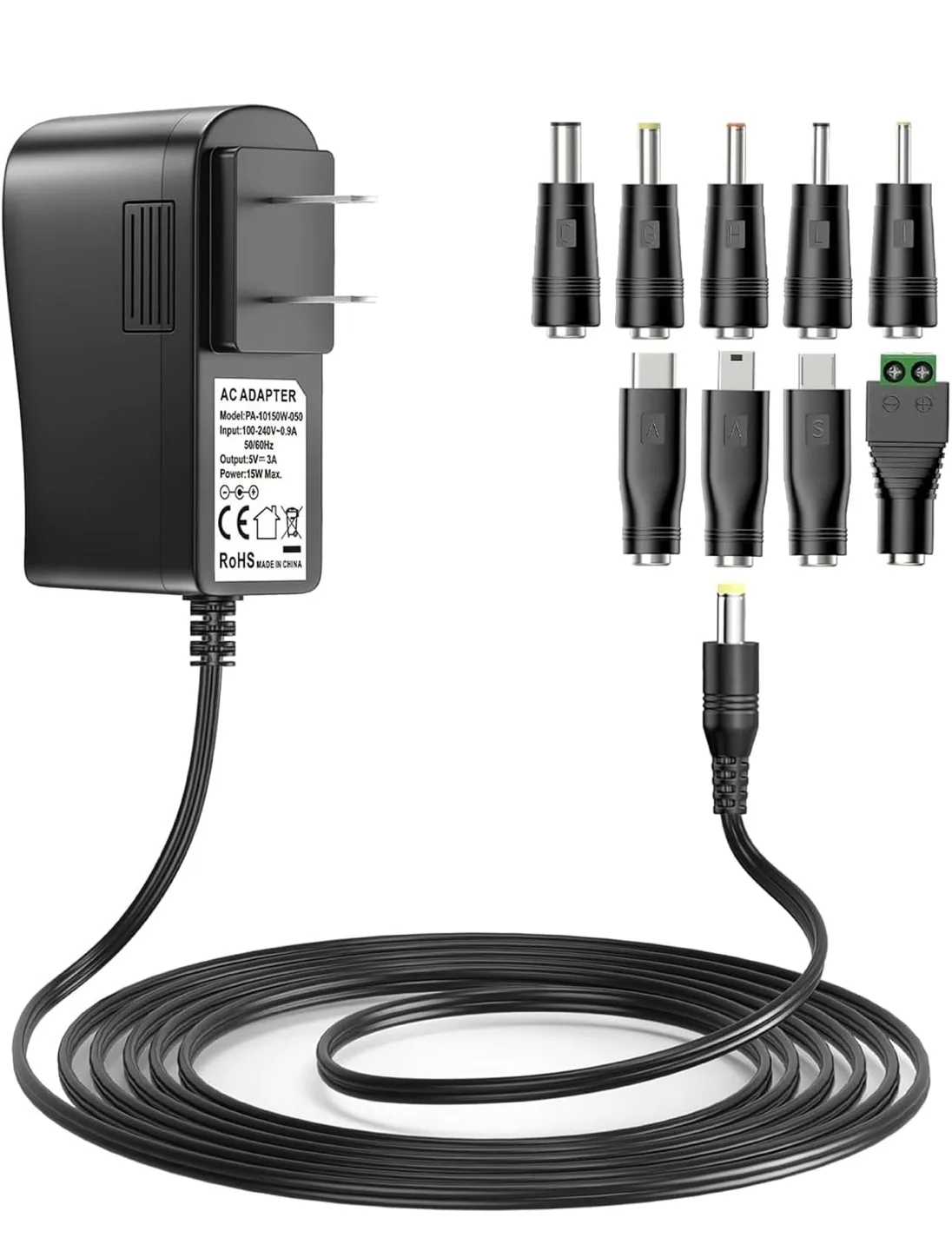 AC/DC Adapter with Multi Tips 5V thumbnail