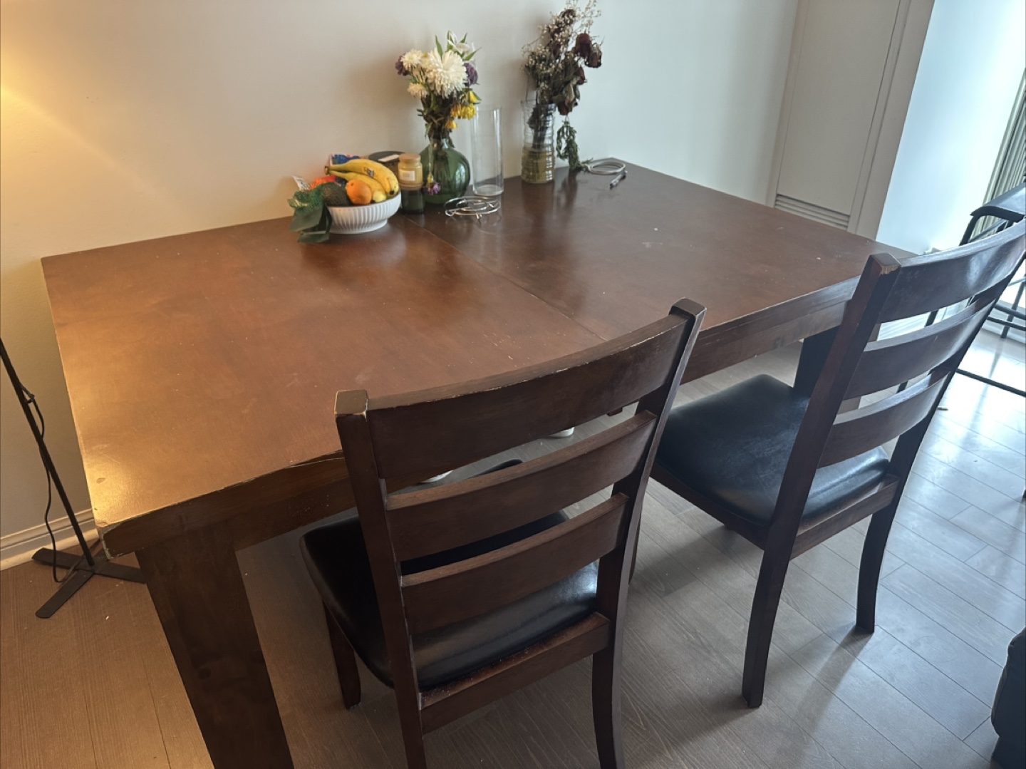 Dining Table with Two Chairs