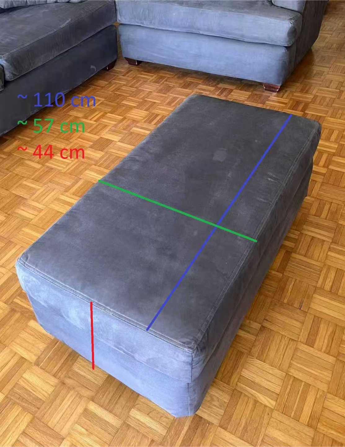 Grey Sofa, Loveseat & Ottoman Set - photo 4