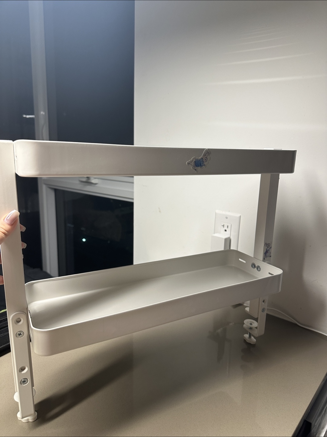 IKEA VATTENKAR Desktop Shelf - White