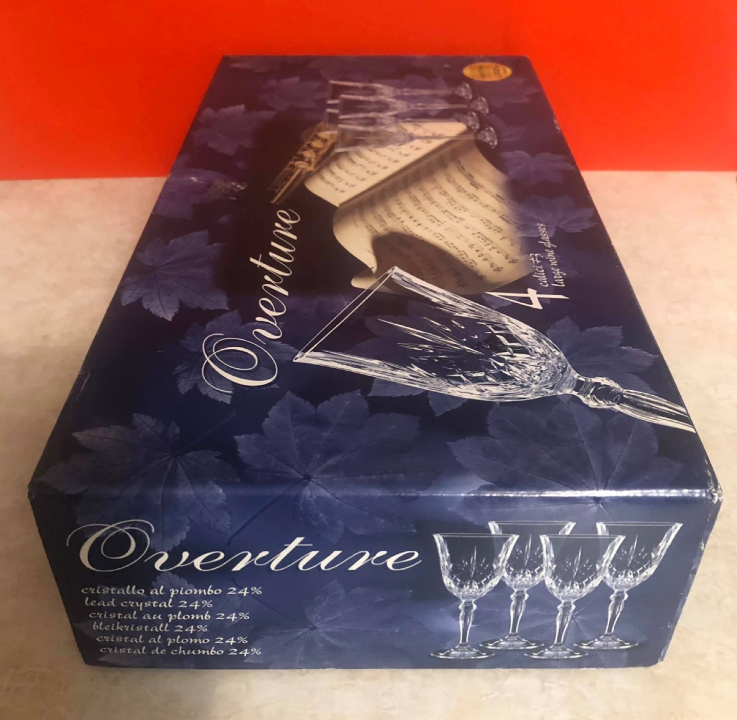 Overture Crystal 4 Large Wine Glasses - photo 2