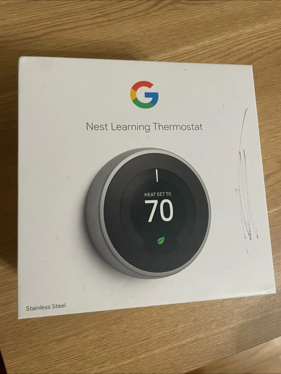 Nest Learning Thermostat - Stainless Steel thumbnail