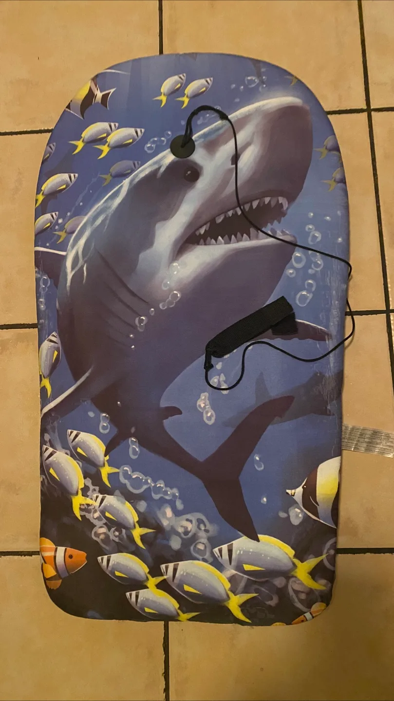 Body Board with Shark Design thumbnail