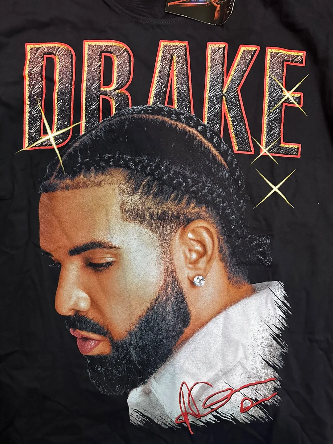 New Graphic Vintage Drizzy Drake Tee size XL image indicator(3)