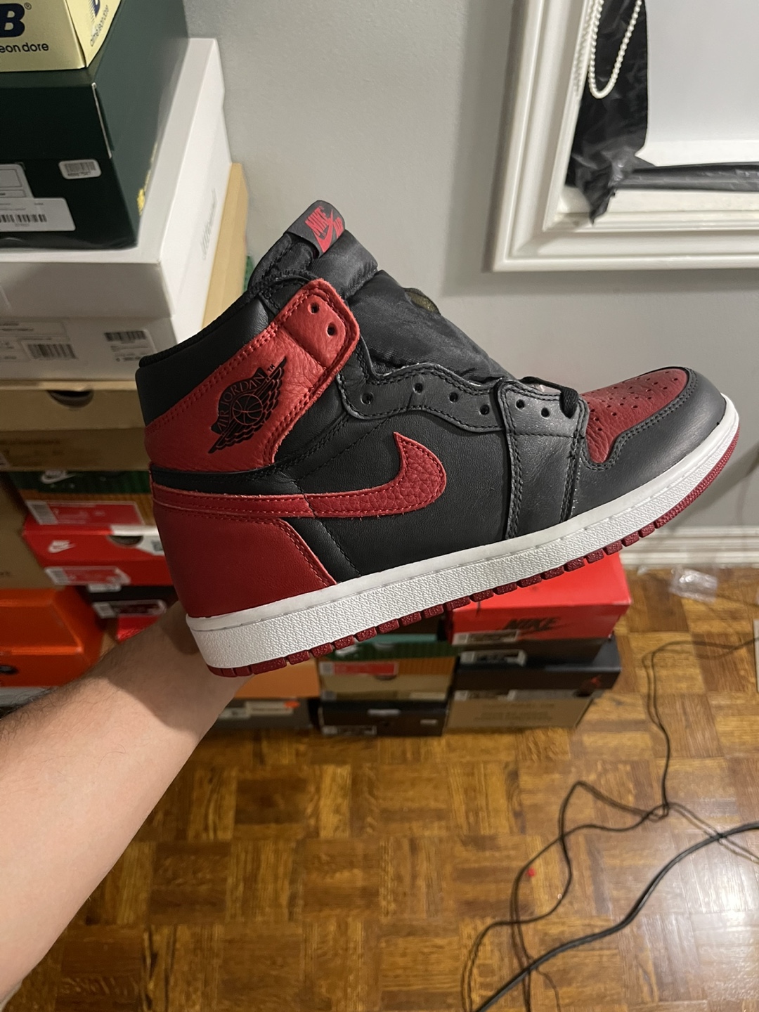 Nike Air Jordan 1 Retro Bred Banned (2016) US 8 - photo 2