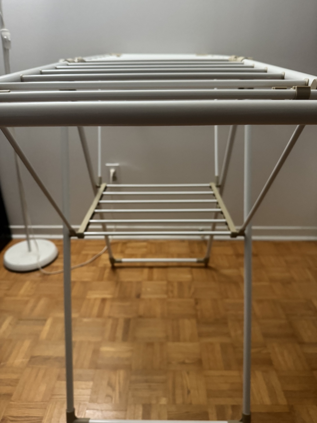 Folding Clothes Drying Rack - White - photo 2