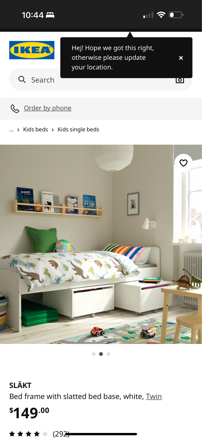 IKEA SLÄKT Bed frame with slatted base - photo 3