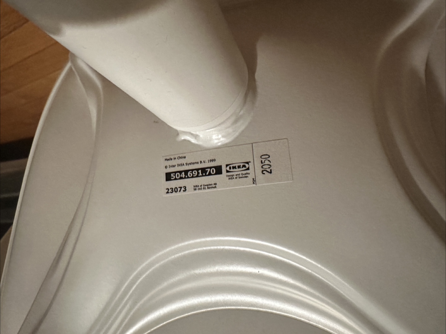 IKEA desk/make up chair + pad white/ blue - photo 2
