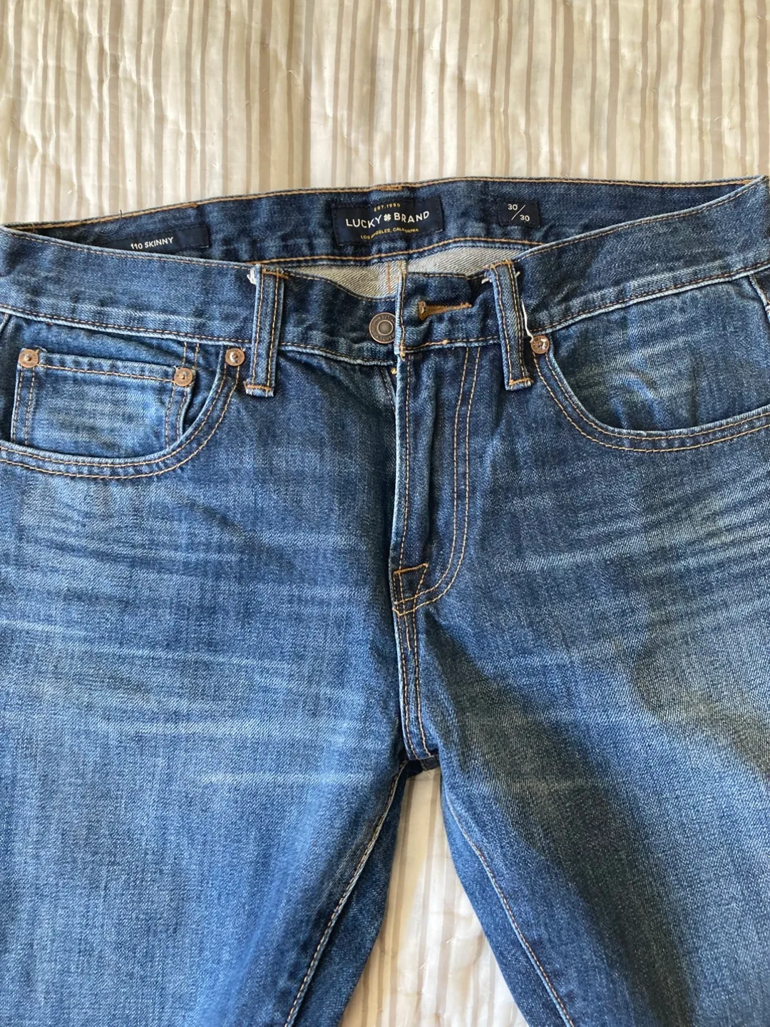 Lucky Brand 110 Skinny Jeans Size 30/30 image indicator(6)