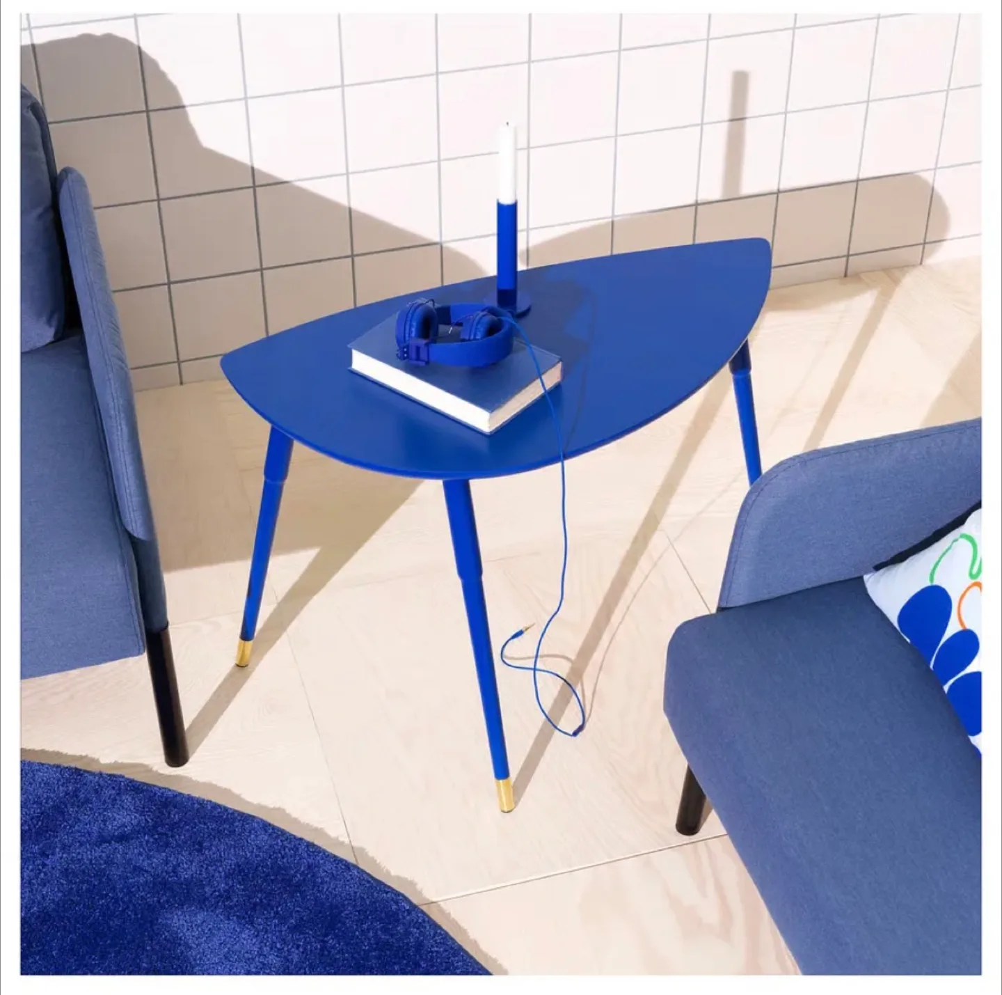 IKEA LÖVBACKEN Side Table - Blue thumbnail