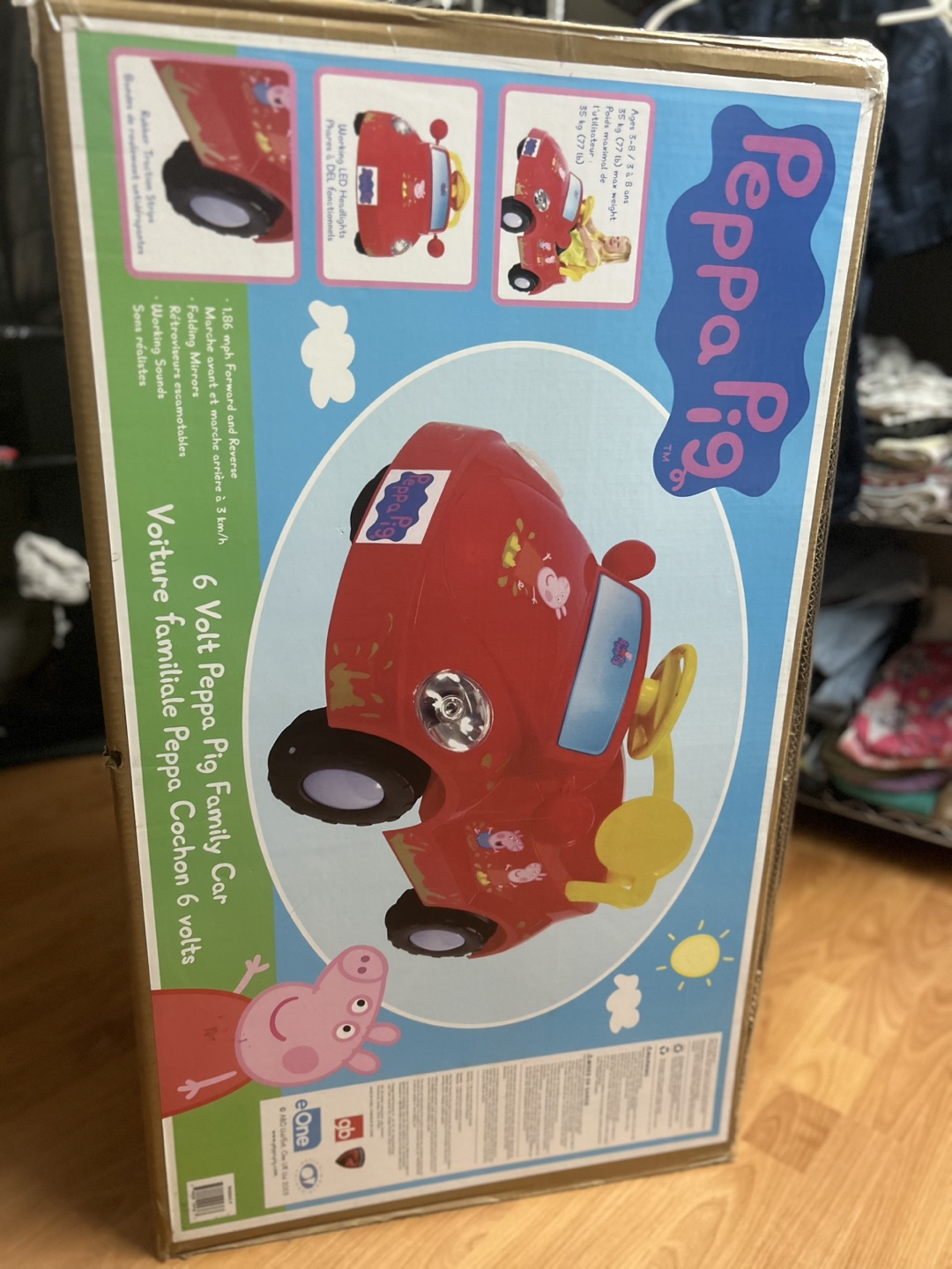 Peppa Pig 6 Volt Family Car - Ride On Toy - photo 3