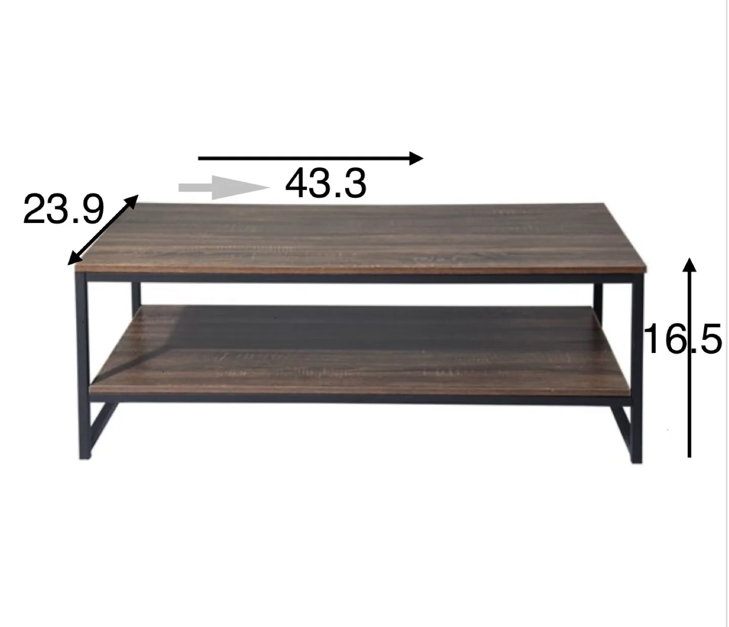 Moving Sale - Coffee Table - Brown Wood Grain thumbnail