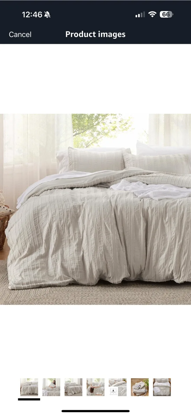 Textured Comforter Set, brand new thumbnail