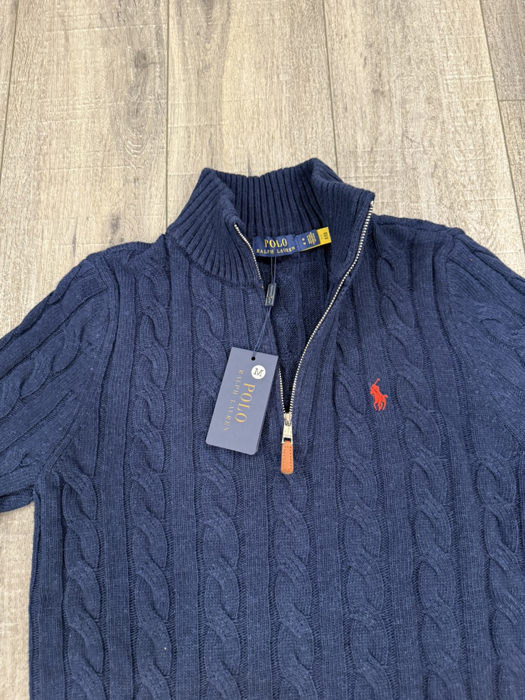 Brand New Ralph Lauren Polo Quarter zip Sweater. - photo 2