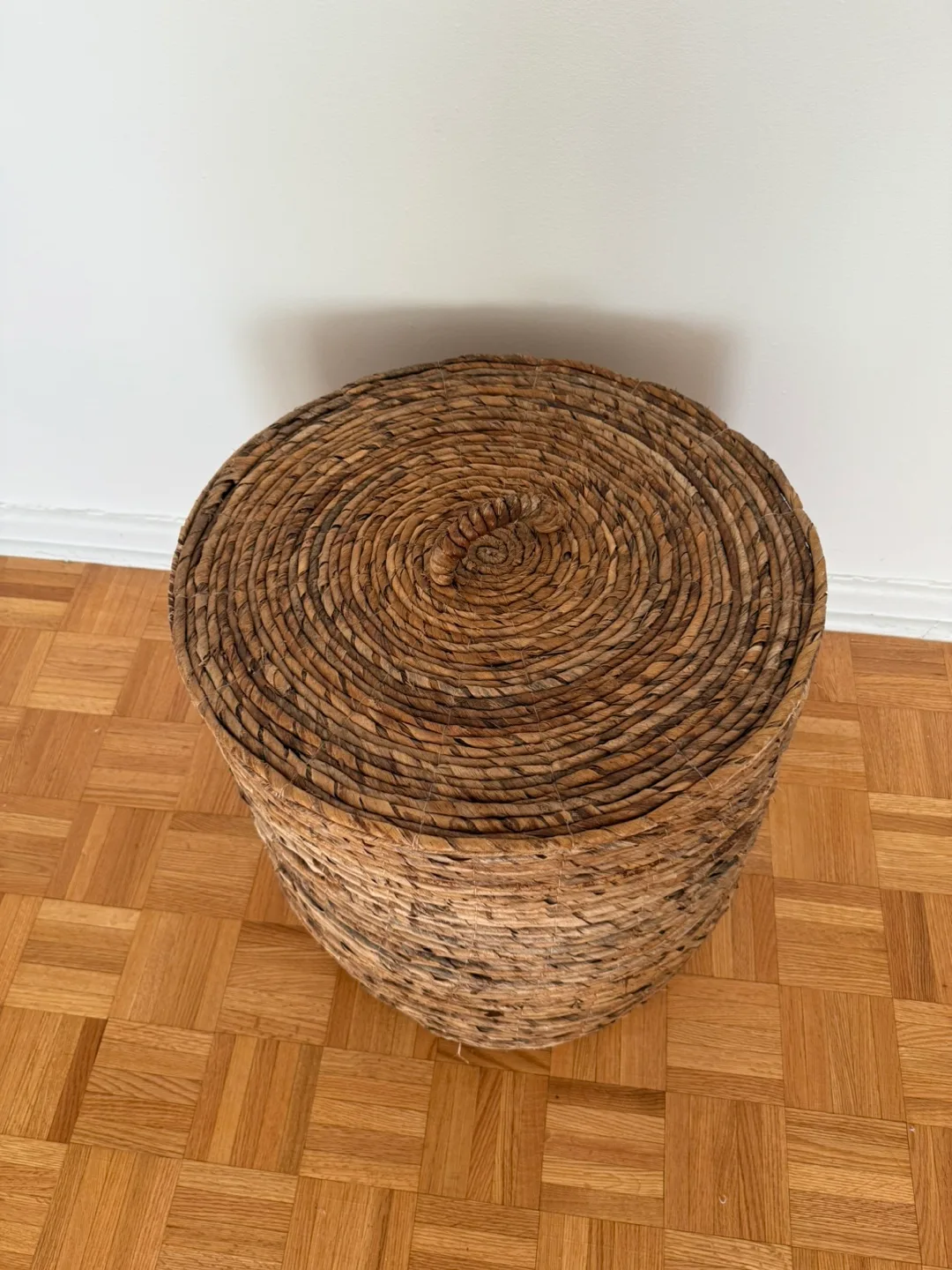 Woven Basket with Lid thumbnail