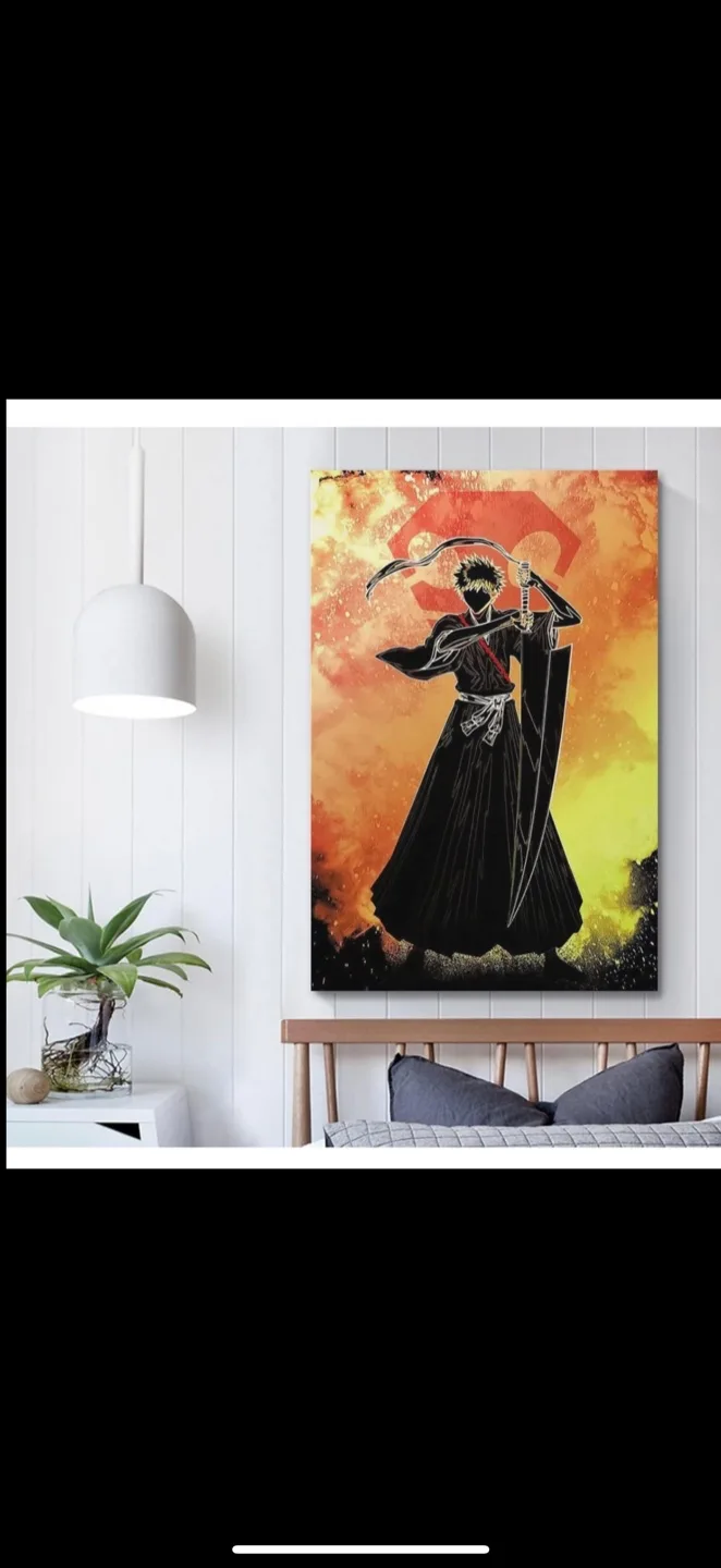 Bleach Anime Wall Art Canvas - 12x8, brand new image indicator(5)