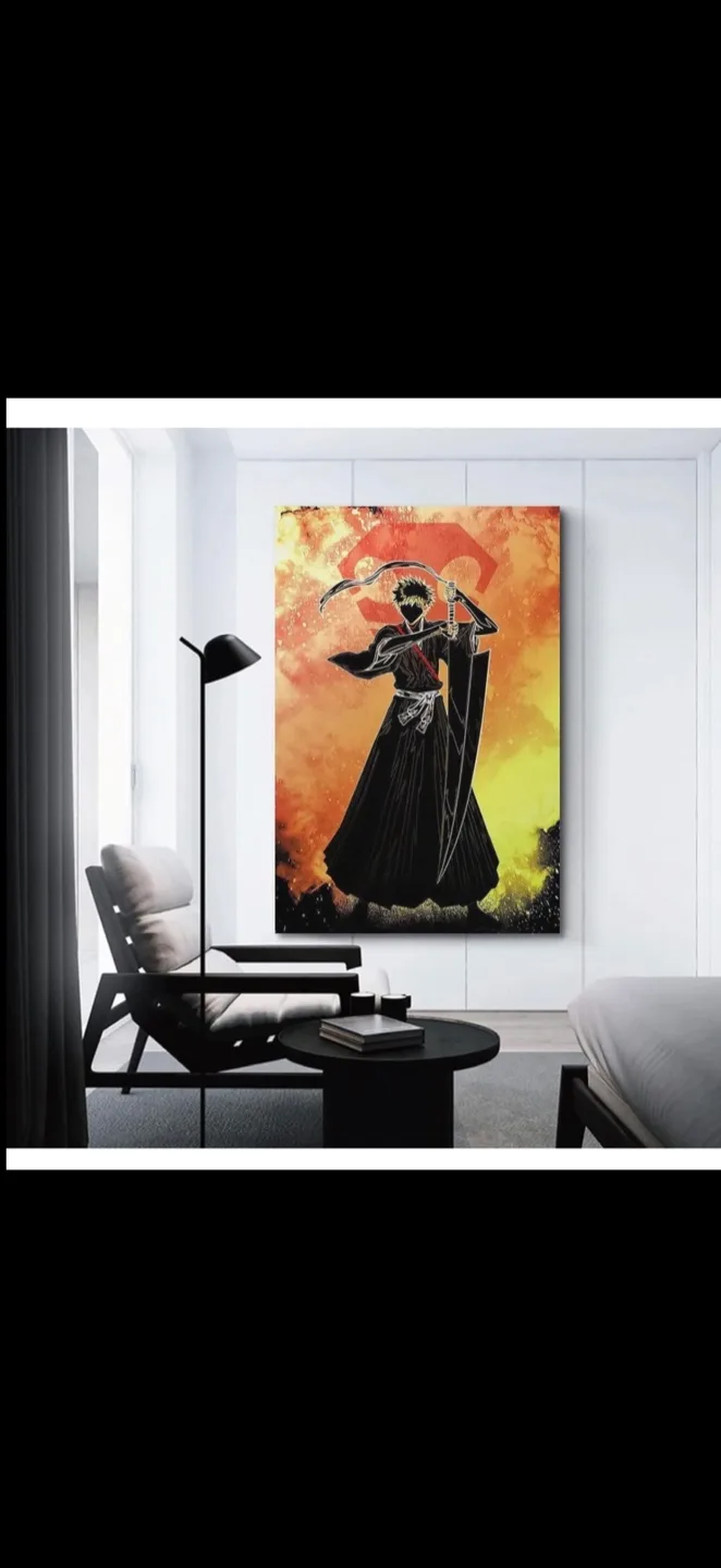 Bleach Anime Wall Art Canvas - 12x8, brand new image indicator(3)