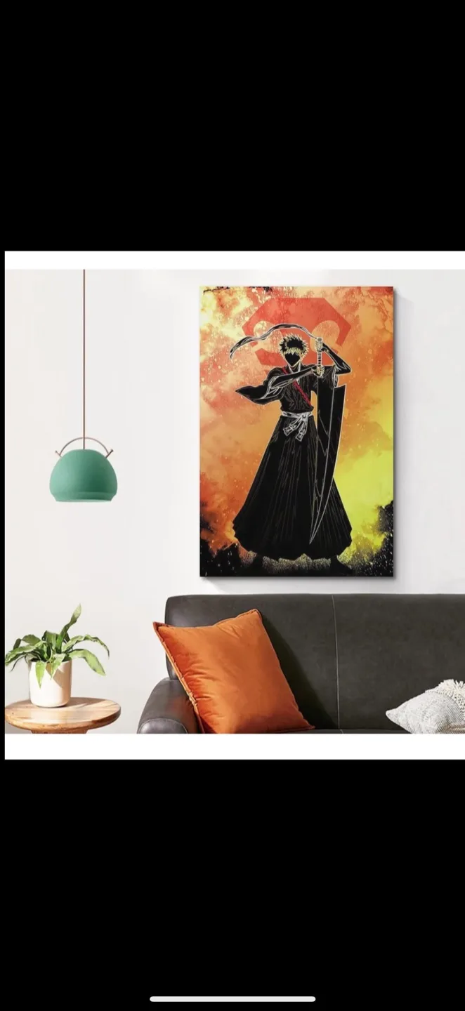 Bleach Anime Wall Art Canvas - 12x8, brand new image indicator(4)