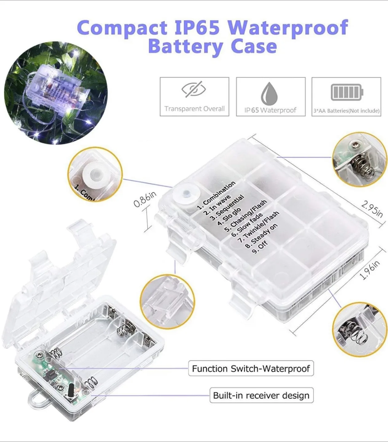 Maple Leaf String Lights with Remote - 10ft, brand new image indicator(5)