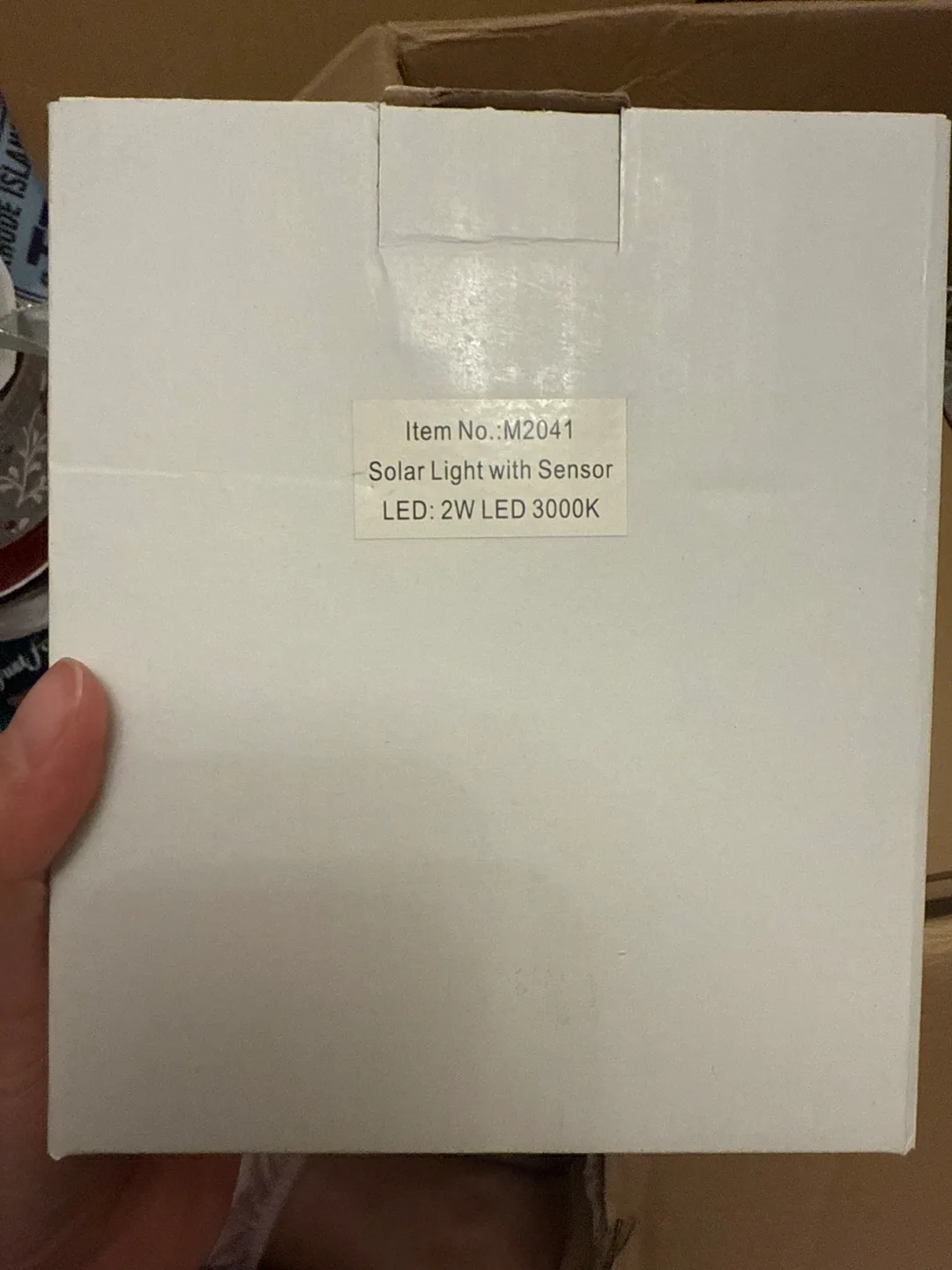 Solar Light with Sensor - New in Box thumbnail