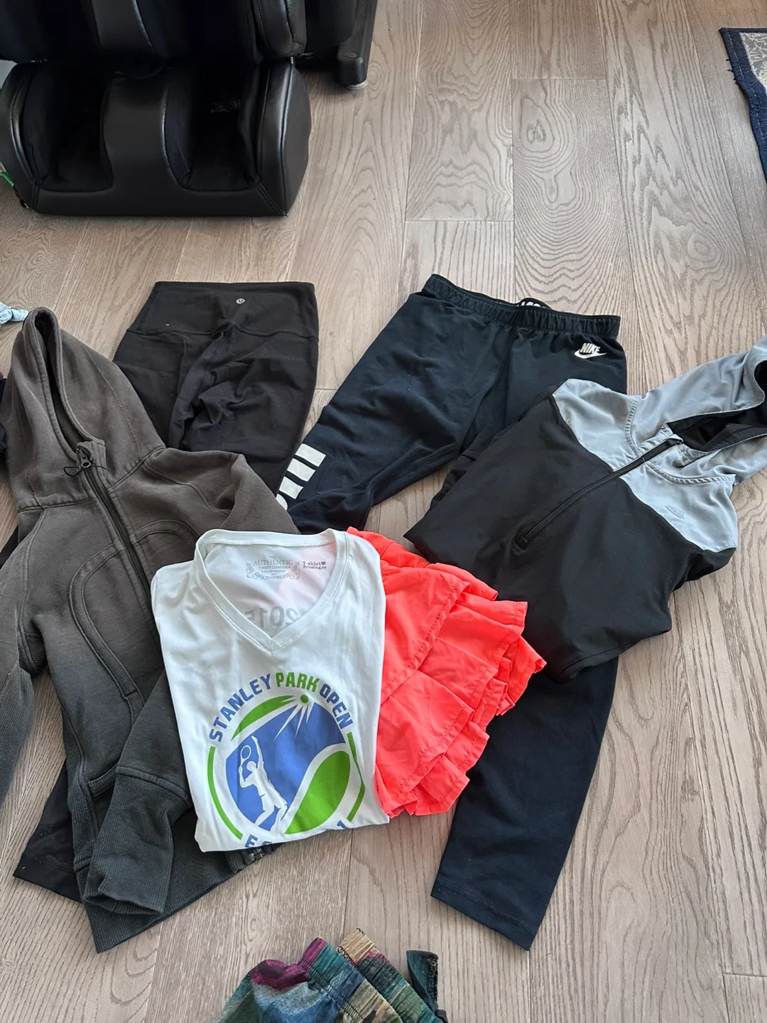 Lululemon Hoodie & Nike Track Pants thumbnail