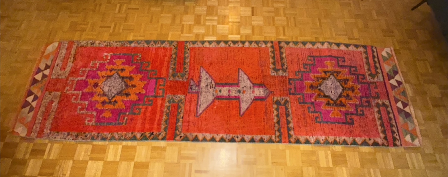 Red Moroccan Runner Rug