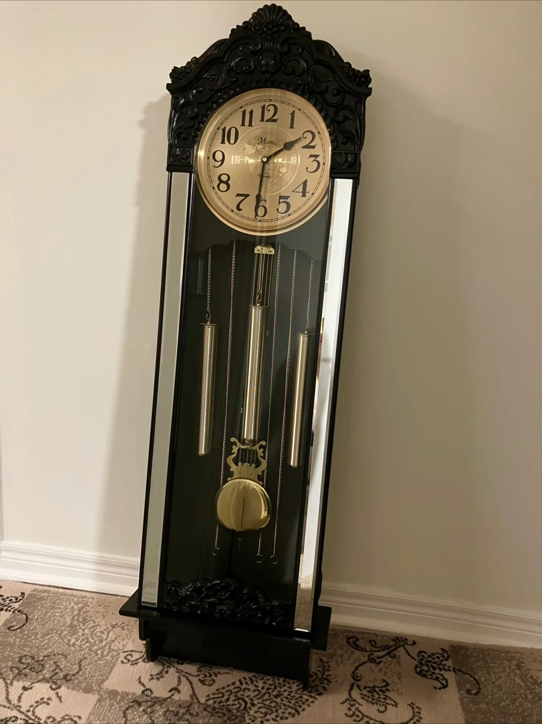 More Melody Grandfather Clock - Black thumbnail