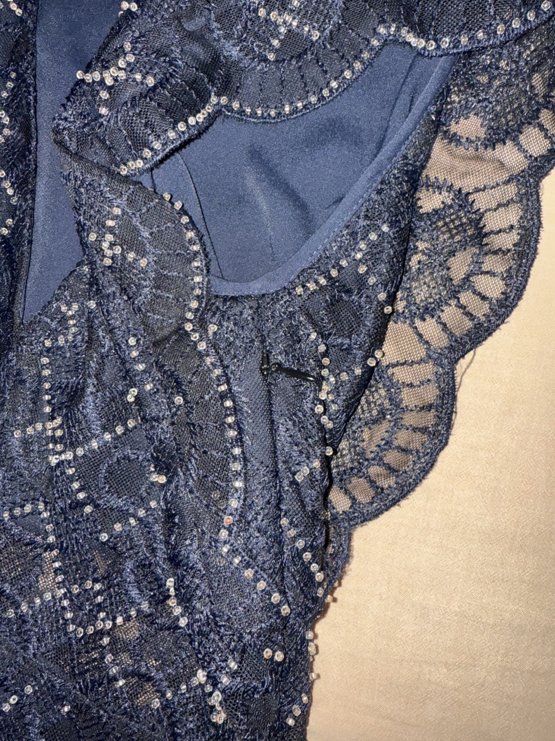 Sandro Paris Navy Lace Dress - photo 2