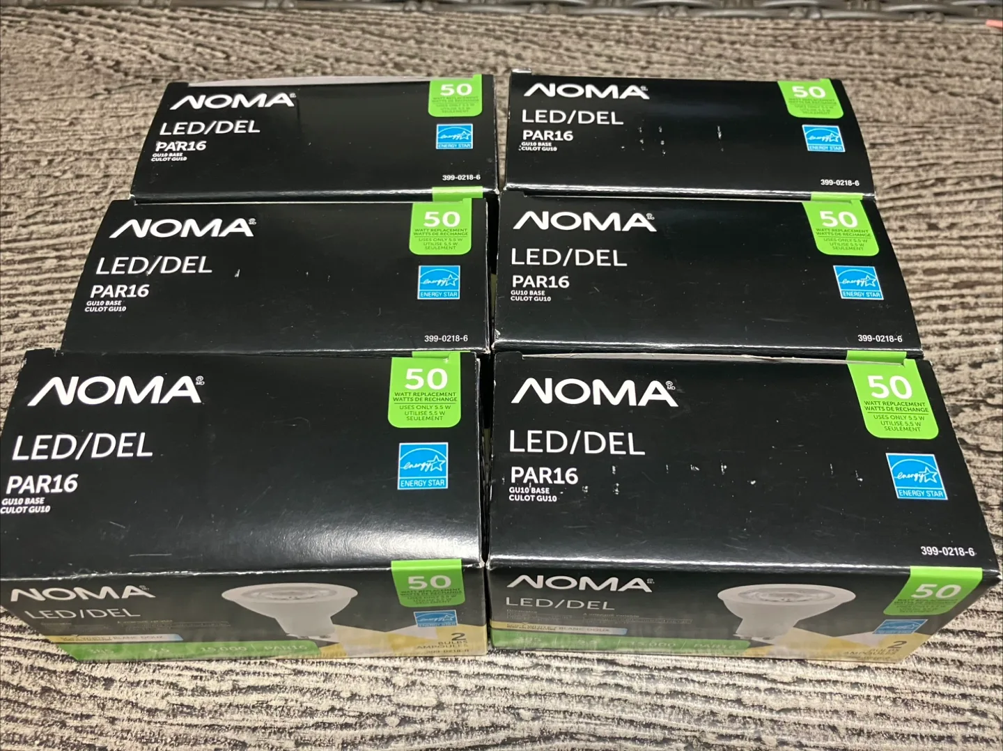 12 BULBS (NOMA LED/DEL PAR16 Light Bulbs) thumbnail