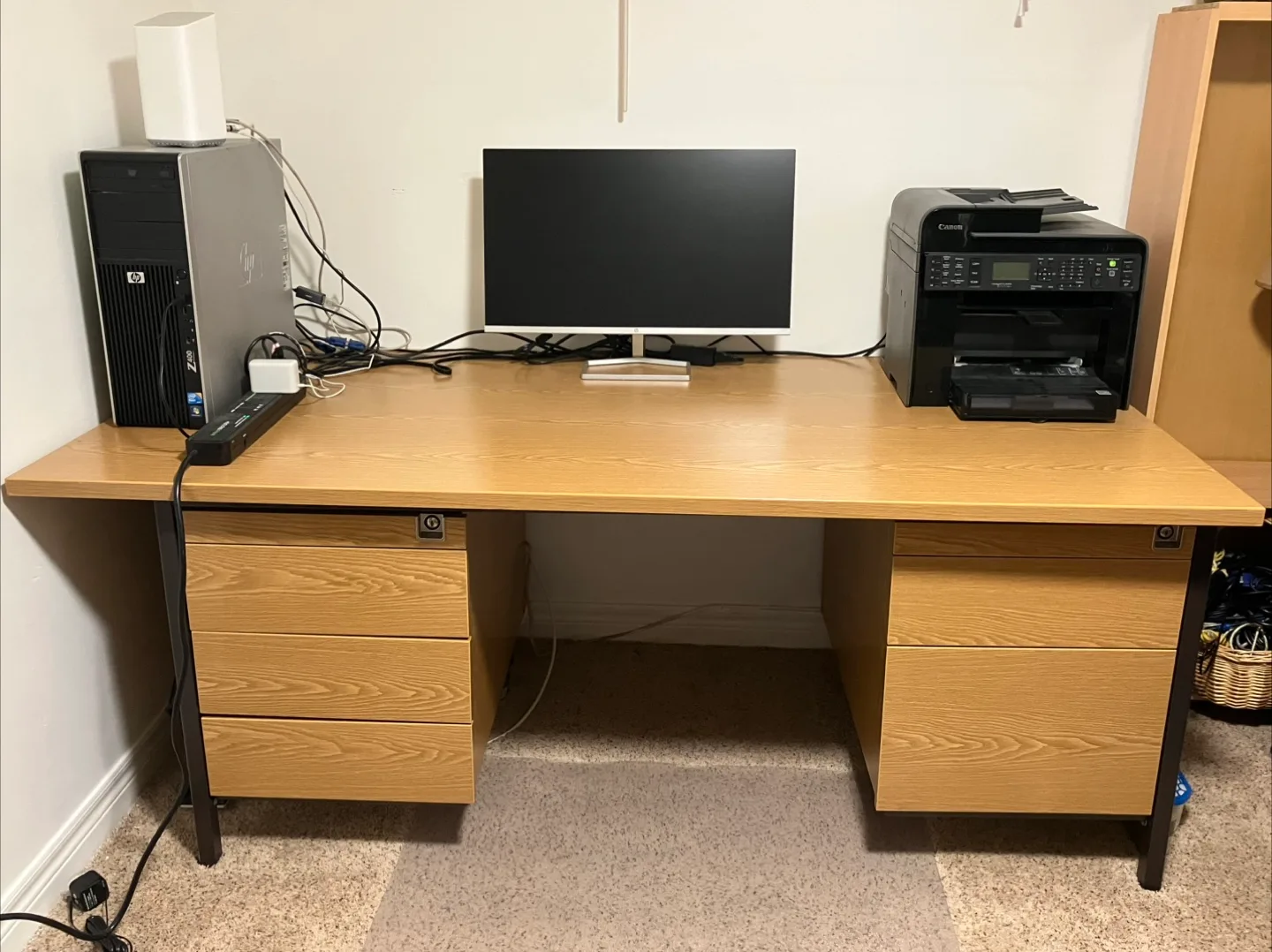Office Desk with Drawers thumbnail