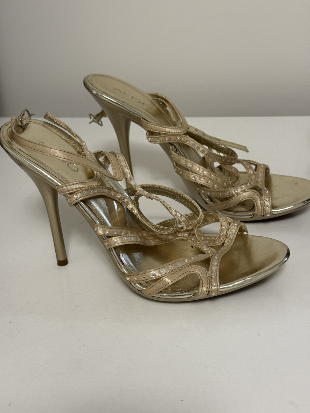Aldo 2 pairs of high heels Black & Gold - photo 2